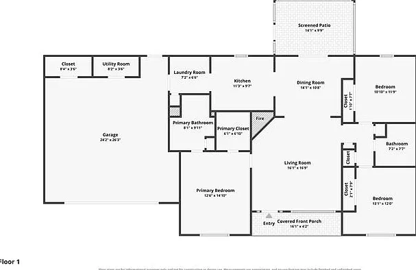 3 bed, 2.0 bath, 1280 sqft, $1,745 — Photo 2