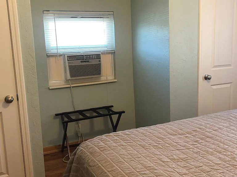 Window air conditioner for the summer months.