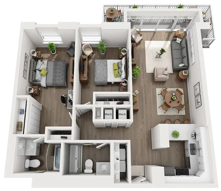 Floor plan C Floor Plan