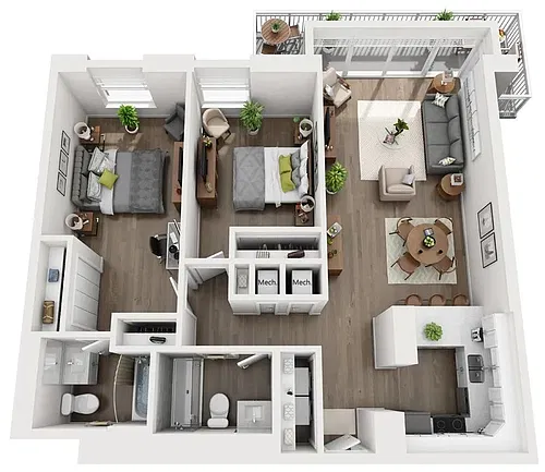 Floor plan C Floor Plan