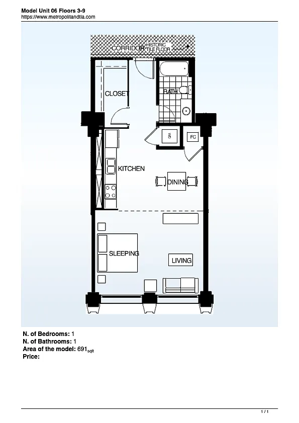 Floor plan 906