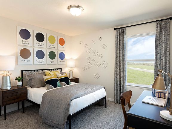 Personalize the secondary bedrooms to create a unique space for everyone.