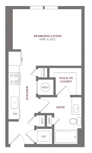 Floor plan Studio 1