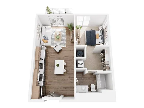 Floor plan 1B-8