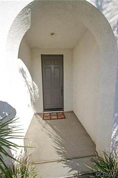 Spanish style entry way.