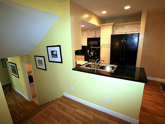Kitchen and hallway
