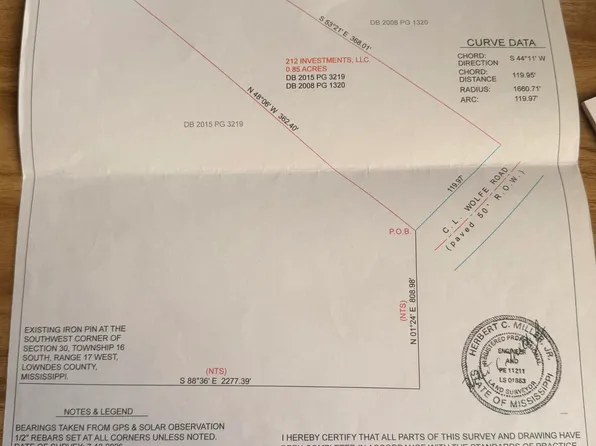 0 Wolfe Rd Lot 2, Columbus, MS 39705