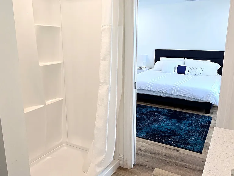 Master shower