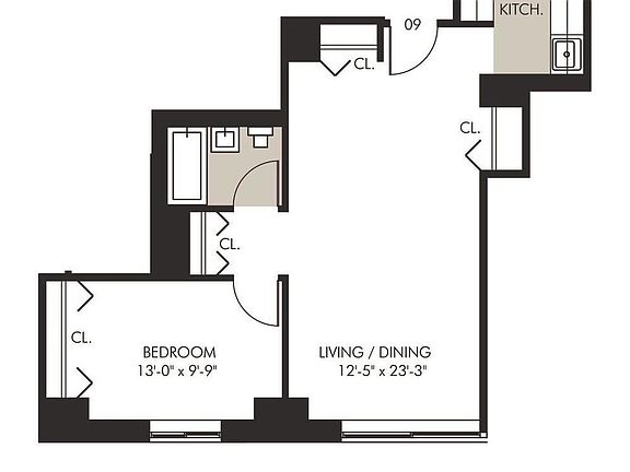 2nd image of 45 Wall St APT 2409