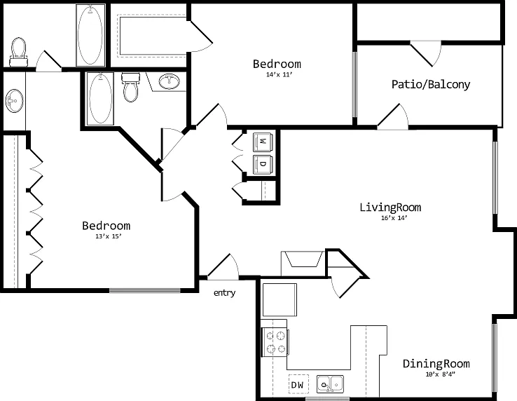 B2 Floorplan Diagram