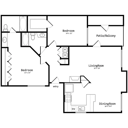Floor plan B2