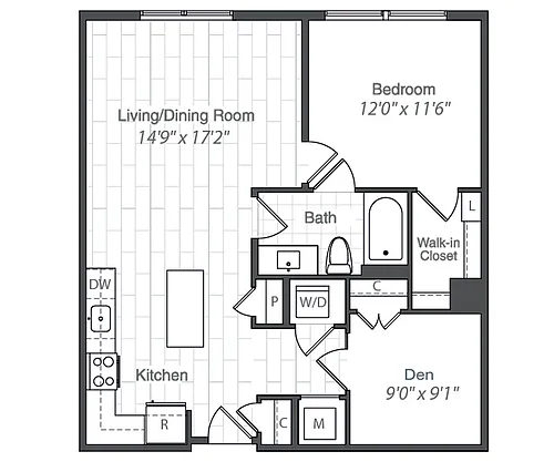 Floor plan A16D-832