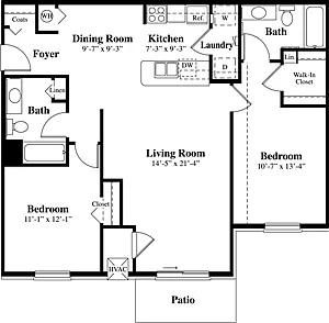 Floor plan Broadmoor