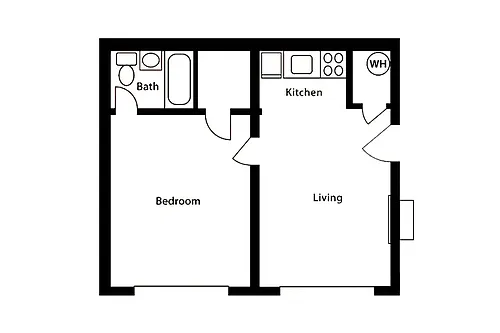 Floor plan Furnished Unit