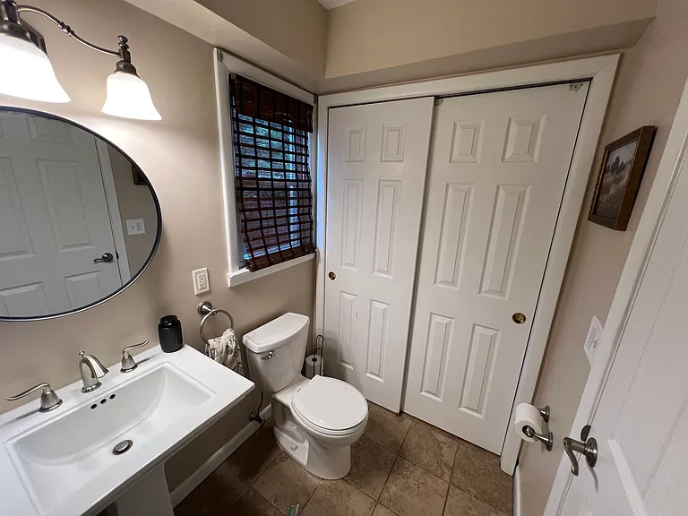 Closets on 1st floor bathroom