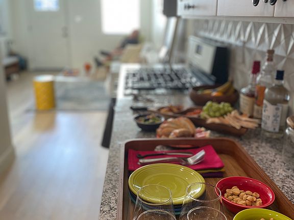 Well-appointed galley style kitchen