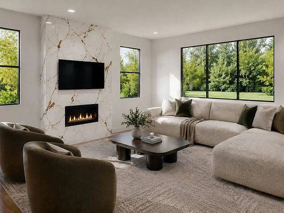 Plan 3642 - Living Room