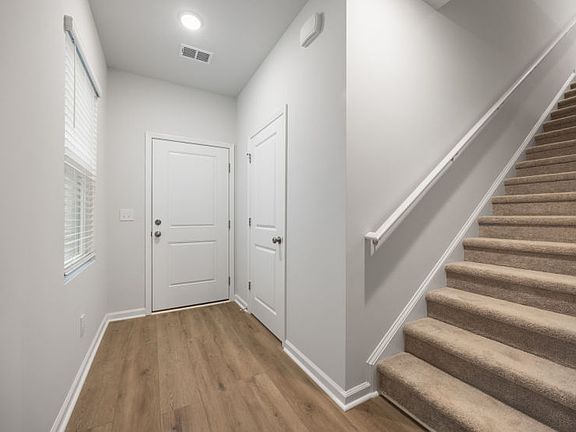 Entryway with window for extra light