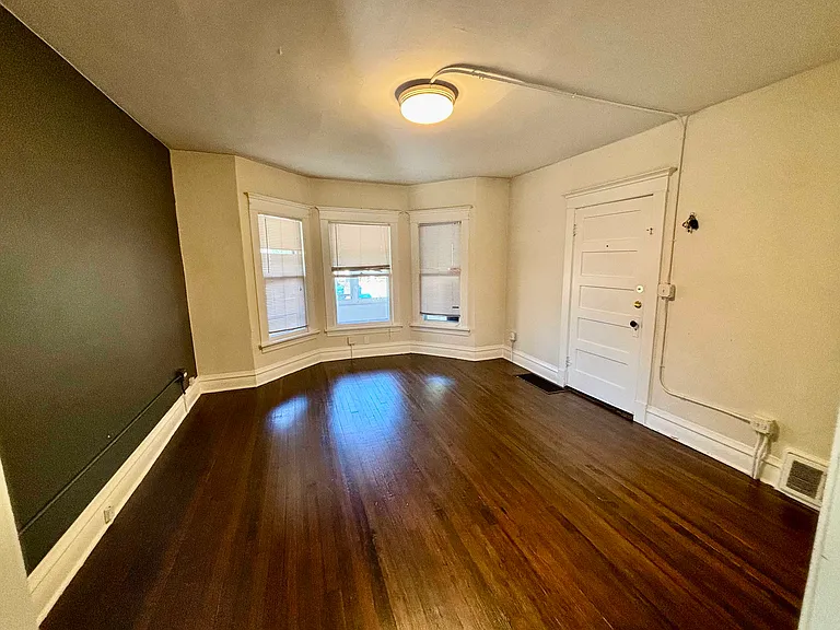 Front door and living area