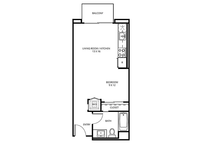 Floor plan Studio A-1