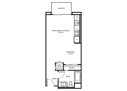 Floor plan Studio A-1