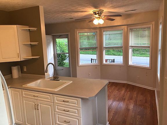 Dining through the kitchen