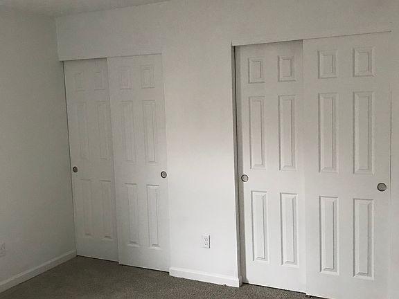 Double closets in back bdrm
