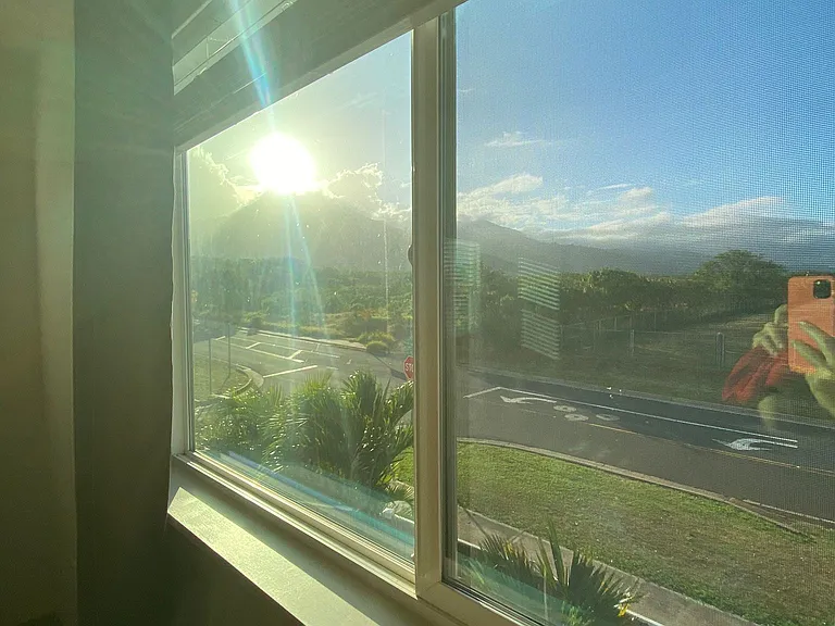 West Maui Mountains view from 3rd bedroom