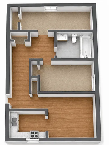 Floor plan Two Bedroom