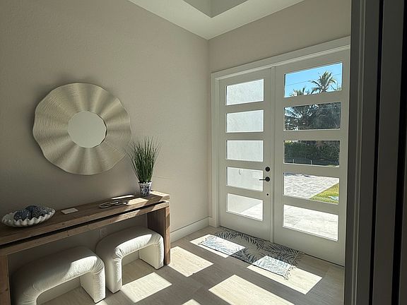 Front entry and foyer.