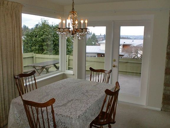 Dining room with view