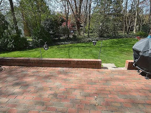 Backyard Brick Patio