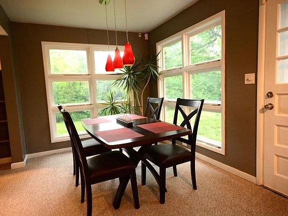 Separate dining area. 