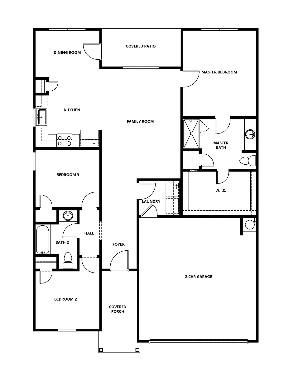 Floor plan Encino