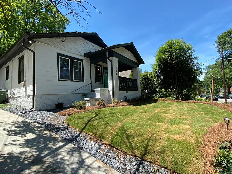 New landscaping
