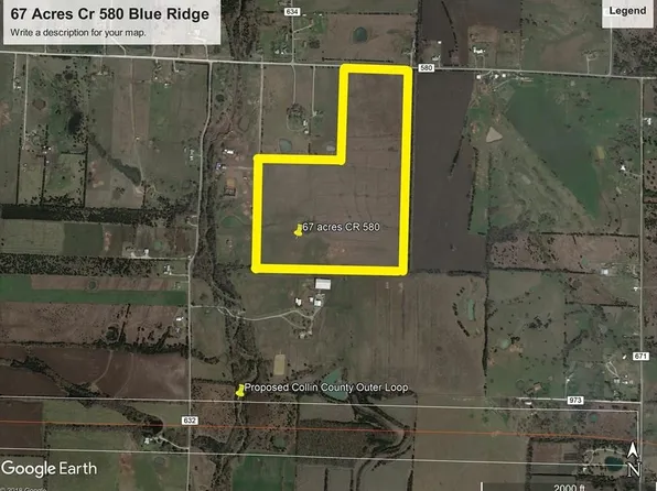 67 Acres County Road 580, Blue Ridge, TX 75424