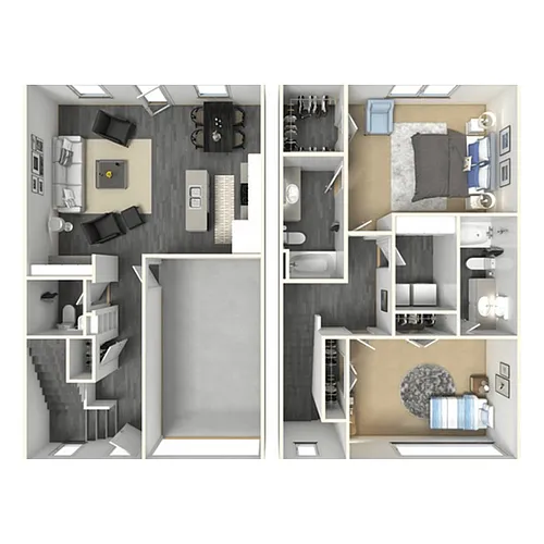 Floor plan 2B