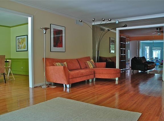 Formal w. view to Dining & Family rooms