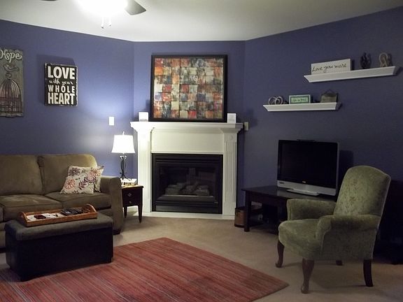 Living Room with Fireplace