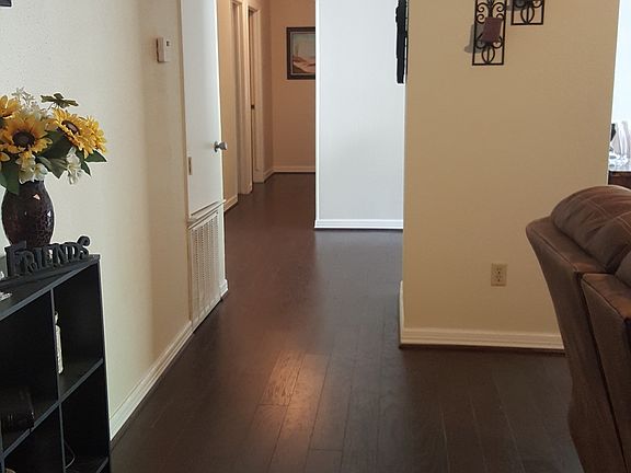 Beautiful real hard wood floors front entry door!
