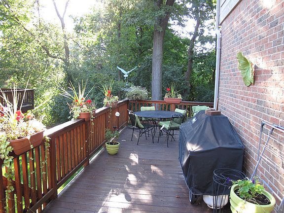 Deck off kitchen