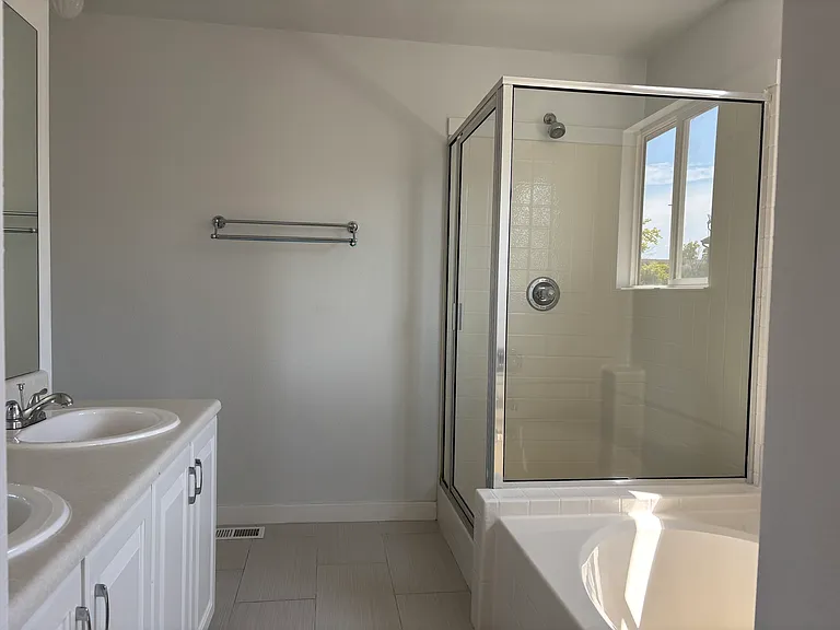 master bath 5-piece with oval tub