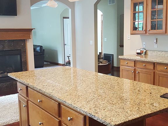 7ft granite island