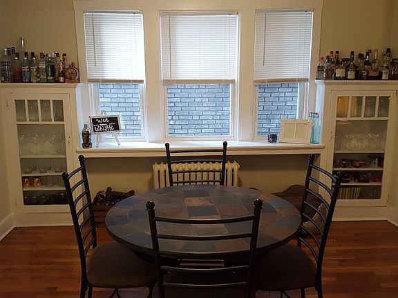 Dining room with built ins