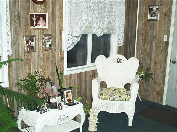 Sun room at front of home