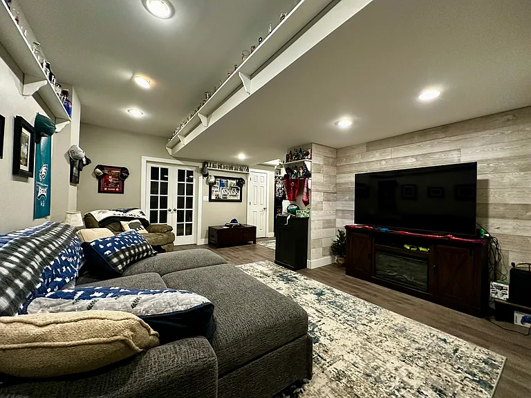 Gaming area or Sunday night football.