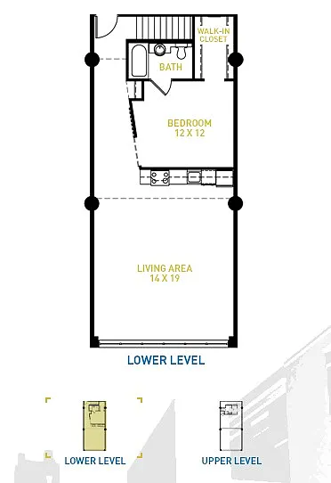 Floor plan GARDEN LOFT- RENOVATED