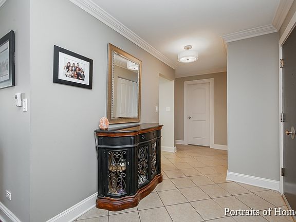 Large foyer with guest closet.