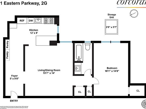 2nd image of 61 Eastern Pkwy APT 2G
