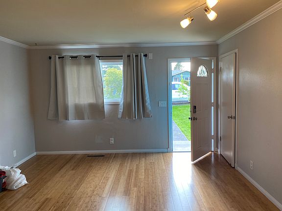 Open concept living dining kitchen